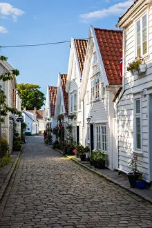 Norway, Rogaland, Stavanger, View of Ovre Strandgate Norway, Rogaland, Stavanger, View of Ovre Strandgate