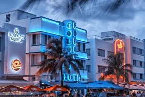 Ocean drive, South Beach, Miami, Florida, USA Ocean drive, South Beach, Miami, Florida, USA