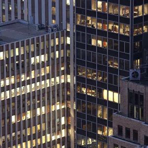 Office buildings in Manhattan, New York City, USA Office buildings in Manhattan, New York City, USA