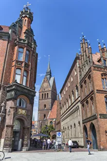 Old city centre, Hanover, Lower Saxony, Germany Old city centre, Hanover, Lower Saxony, Germany