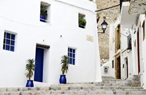Old city of Ibiza town, Ibiza, Balearic Islands, Spain Old city of Ibiza town, Ibiza, Balearic Islands, Spain