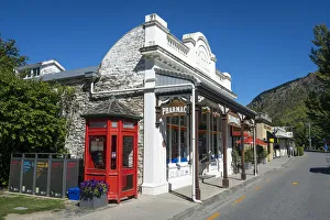 Old Pharmacy store on Buckingham Street in Arrowtown mining town Old Pharmacy store on Buckingham Street in Arrowtown mining town