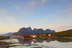 The old trading centre of Kjerringoy, Nordland, Norway The old trading centre of Kjerringoy, Nordland, Norway