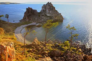 Olkhon island, landscape near Khuzhir, Baikal lake, Russia Olkhon island, landscape near Khuzhir, Baikal lake, Russia