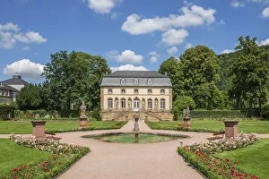 Orangery at the baroque garden of Echternach, Kanton Echternach, Luxembourg Orangery at the baroque garden of Echternach, Kanton Echternach, Luxembourg