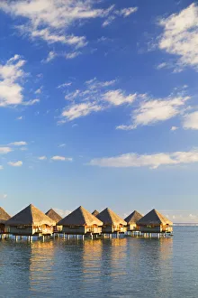 Overwater bungalows at Le Meridien Tahiti Hotel, Pape'ete, Tahiti, French Polynesia Overwater bungalows at Le Meridien Tahiti Hotel, Pape'ete, Tahiti, French Polynesia