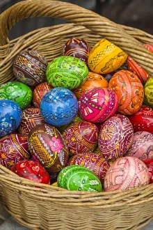 Prints of Painted eggs Souvenirs, Kiev (Kyiv), Ukraine Ukraine Prints: Painted Eggs Souvenir Print, Kyiv, Ukraine