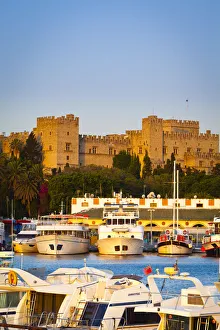 Fortress and Palace of the Grand Masters, UNESCO World Heritage Site, Rhodes  City, Rhodes, Dodecanese, Greek Islands, Greece, Europe - SuperStock