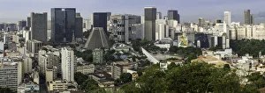 Panoramic view of Rio Centro, Financial District, Downtown Rio de Janeiro, Brazil Panoramic view of Rio Centro, Financial District, Downtown Rio de Janeiro, Brazil