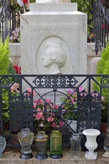Paris, France. The grave of Frederick Chopin in the Pere Lachaise cemetary in Paris Paris, France. The grave of Frederick Chopin in the Pere Lachaise cemetary in Paris