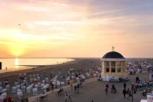 Pavilion, Borkum, the East Frisians, Germany Pavilion, Borkum, the East Frisians, Germany