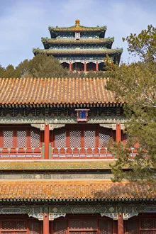 Pavilions in Jingshan Park, Beijing, China Pavilions in Jingshan Park, Beijing, China