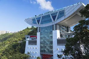 The Peak Tower on Victoria Peak, Hong Kong Island, Hong Kong The Peak Tower on Victoria Peak, Hong Kong Island, Hong Kong