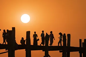 Bridges Gallery: The U Bein Bridge, Burma Collection