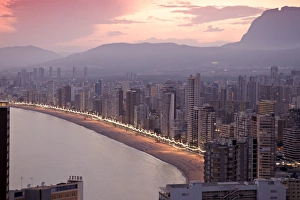 Playa del Levante, Benidorm, Costa Blanca, Spain Playa del Levante, Benidorm, Costa Blanca, Spain