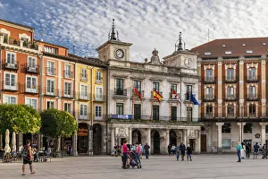 Plaza Mayor, Burgos, Castile and Leon, Spain Plaza Mayor, Burgos, Castile and Leon, Spain