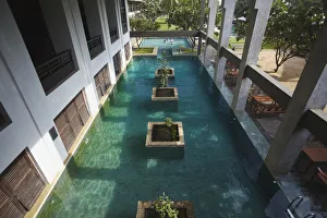 Pool at Jetwing Beach hotel (designed by Geoffrey Bawa), Negombo, North Western Province Pool at Jetwing Beach hotel (designed by Geoffrey Bawa), Negombo, North Western Province