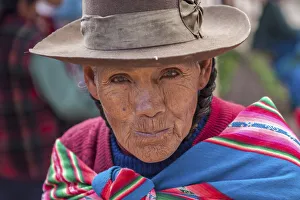 Portrait of Quechua woman, Peru, Cuzco Province, Incas sacred valley, Chinchero Portrait of Quechua woman, Peru, Cuzco Province, Incas sacred valley, Chinchero