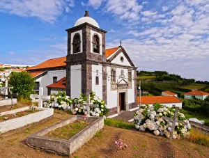 Portugal, Azores, Flores, Ponta Delgada, Church and Cemetery Portugal, Azores, Flores, Ponta Delgada, Church and Cemetery