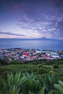 Portugal, Azores, Sao Jorge Island, Velas, dawn Portugal, Azores, Sao Jorge Island, Velas, dawn