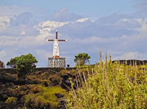 Portugal, Azores, Sao Jorge, Manadas, Traditional Windmill Portugal, Azores, Sao Jorge, Manadas, Traditional Windmill