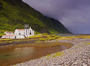 Portugal, Azores, Sao Jorge, Ribeira Seca, Faja da Caldeira do Santo Cristo on the Portugal, Azores, Sao Jorge, Ribeira Seca, Faja da Caldeira do Santo Cristo on the