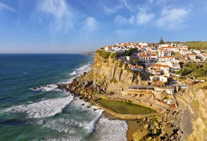 Portugal, Sintra, Azehas do Mar, Overview of town Portugal, Sintra, Azehas do Mar, Overview of town