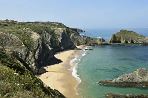 Praia dos Alteirinhos (Alteirinhos beach). Zambujeira do Mar, Costa Vicentina. Alentejo Praia dos Alteirinhos (Alteirinhos beach). Zambujeira do Mar, Costa Vicentina. Alentejo