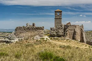 The preserved ruins of the abandoned old village as a result of the Spanish Civil War The preserved ruins of the abandoned old village as a result of the Spanish Civil War
