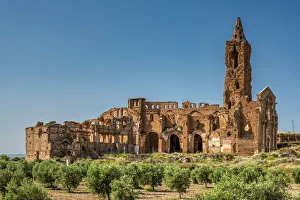 The preserved ruins of the abandoned original village as a result of the Spanish Civil The preserved ruins of the abandoned original village as a result of the Spanish Civil