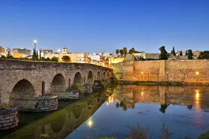 The Puente Romano (Roman Bridge) over the Guadiana river, dating back to the 1st century The Puente Romano (Roman Bridge) over the Guadiana river, dating back to the 1st century