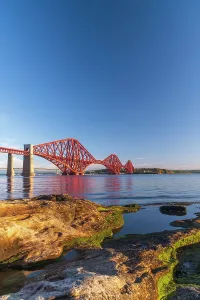 Forth Bridge Prints: Forth Bridges Print: Queensferry Landscape