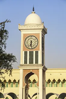 Qatar, Doha, Clocktower at Emiri Diwan -Presidential Palace Qatar, Doha, Clocktower at Emiri Diwan -Presidential Palace