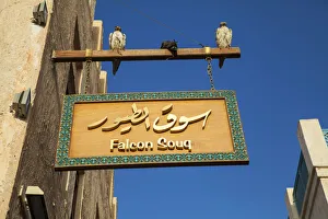 Qatar, Doha, Falcon Souq at Souk Waqif Qatar, Doha, Falcon Souq at Souk Waqif