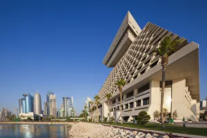 Qatar, Doha, Sheraton Doha Hotel, exterior with West Bay skyline Qatar, Doha, Sheraton Doha Hotel, exterior with West Bay skyline