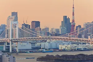 Rainbow Bridge, Tokyo Bay, Tokyo, Japan Rainbow Bridge, Tokyo Bay, Tokyo, Japan