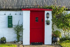 Red Cottage Door, Malin Head, County Donegal, Ireland Red Cottage Door, Malin Head, County Donegal, Ireland