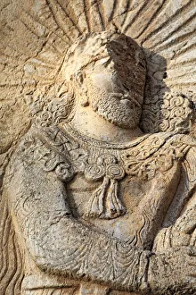 Relief of Shapur II (370), Taq-e Bostan, province Kermanshah, Iran Relief of Shapur II (370), Taq-e Bostan, province Kermanshah, Iran
