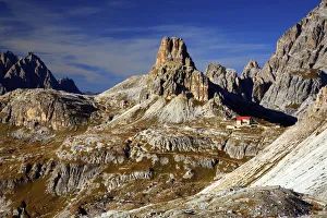 Remote Alpine Hut, Dolomiti di Sesto Natural Park, Veneto, Italy Remote Alpine Hut, Dolomiti di Sesto Natural Park, Veneto, Italy