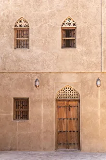 A renovated facade in Bahla fort, Oman A renovated facade in Bahla fort, Oman