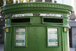 Images Dated 16th August 2010: Republic of Ireland, Dublin, Green Postbox