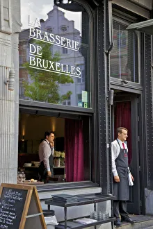 Restaurant in the Grand Place, Brussels, Belgium Restaurant in the Grand Place, Brussels, Belgium