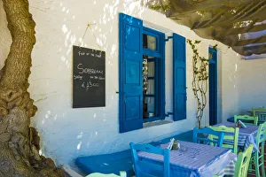 Restaurant in Parikia, Paros, Cyclade Islands, Greece Restaurant in Parikia, Paros, Cyclade Islands, Greece
