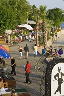 Restaurants and Cafes in the resort town of Side, Mediterranean Coast, Turkey Restaurants and Cafes in the resort town of Side, Mediterranean Coast, Turkey