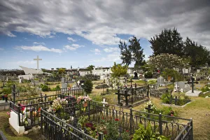 Reunion Island, St-Paul, Seafront Cimetiere Marin, cemetery Reunion Island, St-Paul, Seafront Cimetiere Marin, cemetery