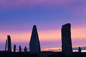 The Ring of Brodgar standing stones Orkney Islands Scotland The Ring of Brodgar standing stones Orkney Islands Scotland