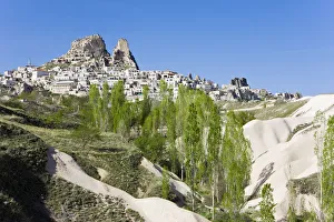 The Rock Castle of Uchisar, Cappadocia, Anatolia, Turkey The Rock Castle of Uchisar, Cappadocia, Anatolia, Turkey