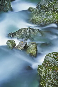 Rock formation in mountain brook - Slovenia, Gorenjska, Bled, Vintgarklamm - Alps Rock formation in mountain brook - Slovenia, Gorenjska, Bled, Vintgarklamm - Alps