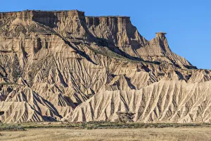 Rock formations, Bardenas Reales badlands, Navarre, Spain Rock formations, Bardenas Reales badlands, Navarre, Spain