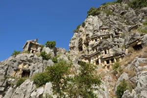 Rock Tombs in Myra, Lycia, Turquoise Coast, Turkey Rock Tombs in Myra, Lycia, Turquoise Coast, Turkey